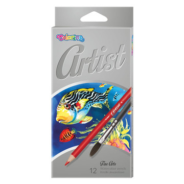 Акварельные цветные карандаши "Artist", 12 цветов 