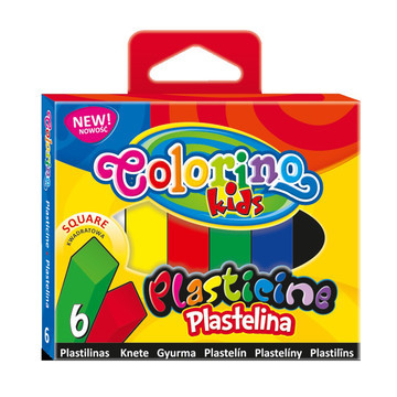 Пластилин Colorino, 6, 12 цветов 
