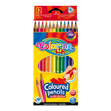 Цветные карандаши Colorino 12, 24 цвета