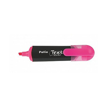 Текстовыделитель Patio, цвет розовый 2-4,6 мм, 12 шт./упак.