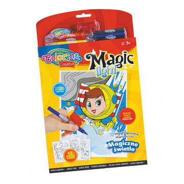 Набор для детского творчества Книга-раскраска "Магический фонарик" Colorino