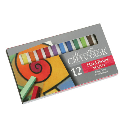 Набор пастели для начинающих "STARTER", 12 цветов в картонной коробке, размер пастели 7х7 мм, длина пастели 72 мм