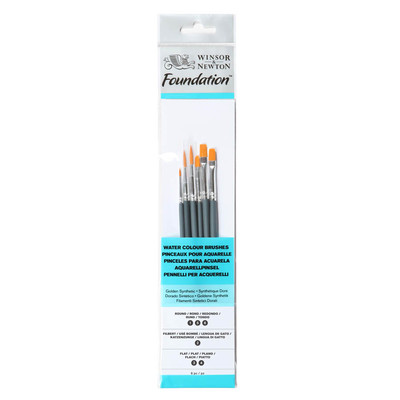 Набор кистей для акрила Winsor&Newton (№1,2,3,4,5,6)